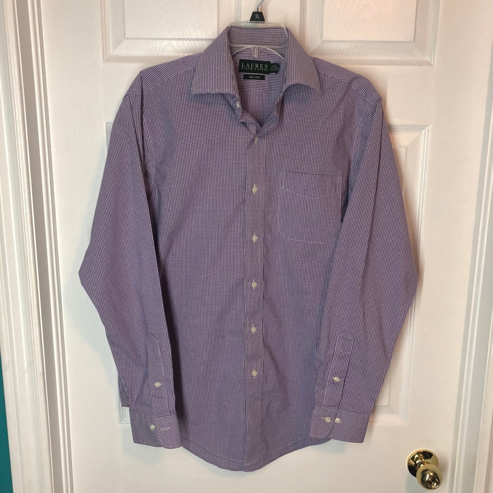Lauren Ralph Lauren Slim Fit Checkered Dress Shirt